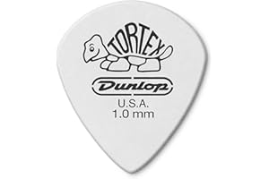JIM DUNLOP Púas Tortex White Jazz III 1,00mm Saco de 12