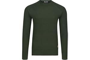 riverso - Maglione da Uomo RIVElias, a Maniche Lunghe, 100% Cotone, Basic, Nero, Rosso, Blu, Beige, Verde, S, M, L, XL, XXL, 3XL, 4XL, 5XL