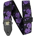 Ernie Ball Sangle de Guitare en Jacquard, motif Lavender Rose