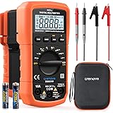 Crenova MS8233D Multimetro DC AC Voltmetro Ohm Volt Amp Tester per Tensione Corrente Resistenza Capacità Continuità Diodo Fre