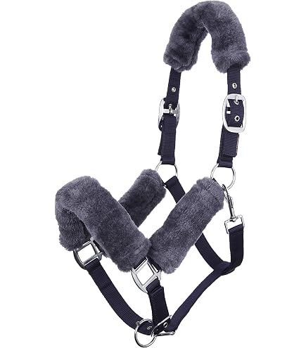 Cwell Equine Licol En Corde Naturelle Pour Cheval - Taille Unique Bleu Roi F/C/P