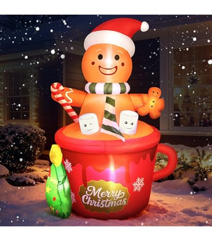 SnowGlow Opblaasbare Sneeuwfamilie - 240 cm Kerstdecoratie met LED-ver