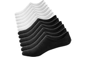 Ueither Calzini Fantasmini da Donna, Calze Invisibili in Cotone Sportivi Corti Calzini con taglio basso,Ottima Qualità e Comodità,Antiscivolo 36-43