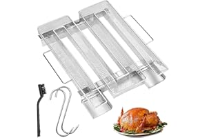 UMIWE Generatore di affumicatura a freddo, in acciaio inox, con manico, generatore di fumo freddo per affumicatore, generatore di fumo per barbecue