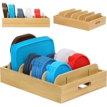 Support Extensible Pour Couvercles De Casseroles – 7 Compartiments Réglables – ABS, Gain De Place Cuisine - 5