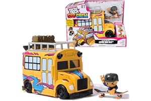 Tech Deck - Autobús Ultra Sk8 2 en 1 Que se Transforma + Fingerboard y Figura Sk8 Crew - 6071034 - Juguetes Niños 5 Años + - Regalo Niño 5 Años + - Juegos Infantiles