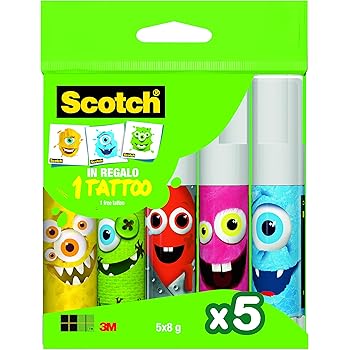 Pritt Lot De 5 Bâtons De Colle De Bricolage Durable Et Adaptée Aux