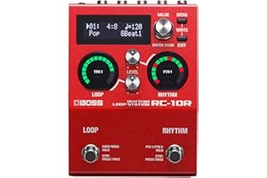BOSS RC-10R Rhythm Loop Station | Songbasiertes Looping & dynamische Rhythmen im kompakten Gehäuse | 280 Preset-Stile | 16 vielseitige Drumkits | 2-Spur-Betrieb | Optionale externe Steuerung