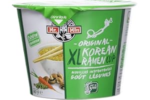 Mr Min Ramen Coréen XL Cup Légumes 110 g Pack de 16