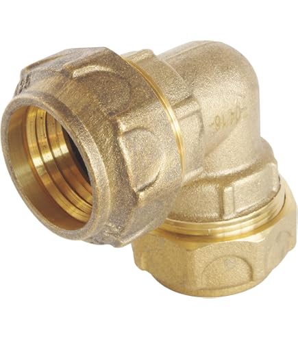 RACCORDO CURVO MASCHIO IN OTTONE GIALLO MODELLO WATERBLOCK-GN 3/4" TIEMME RACCORDERIE SPA - Foto 8