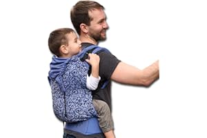 BABYMONKEY Agilo Baby Monkey Marsupio ergonomico, porta bebe, zaino porta bambino e neonato Blu, Preschooler (30+ mesi)