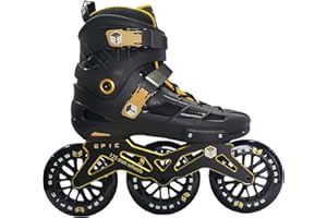 Epic Skates Pattini di velocità in Linea a 3 Ruote da 125 mm Engage
