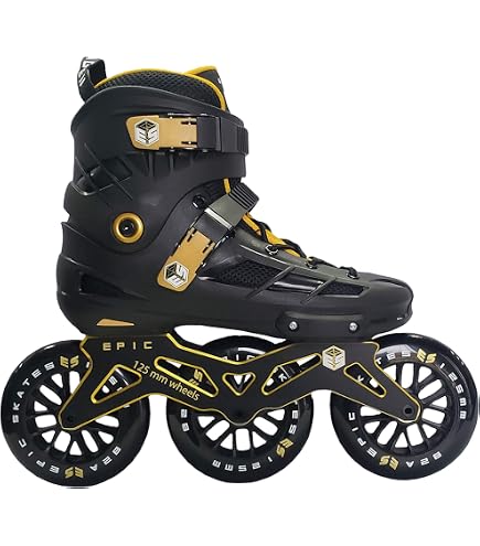 Patins Velocidade PASENDI Fibra De Carbono - Rodas 110mm Profissional Adulto Tamanho 39