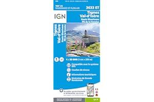 IGN Tignes - Val D'Isère - Haute Maurienne (P.N.V) - Carte topographique