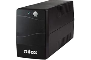 Nilox, UPS Premium Line Interactive 1200VA, Stabilizzatore di Tensione Tramite AVR, Protegge Computer e Periferiche dai Blackout e Disturbi della Rete Elettrica, con Tecnologia Line Interactive