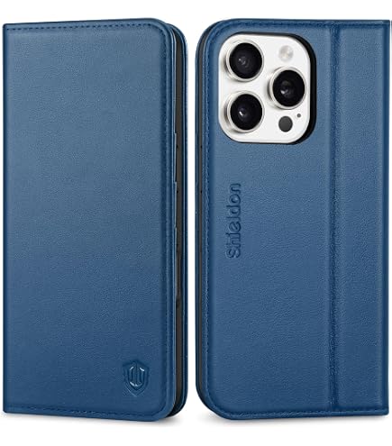 CaseMe Schutzhülle Für IPhone 16 Pro – PU-Leder Mit Kartenfächern & Magnetischem Standfuß, Kaffeebraun