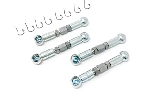 M.S-handel - Tieferlegungskit Airmatic Koppelstangen Luftfahrwerk - Zubehör kompatibel mit Audi A6 4G alle Baujahre - Stufenlos einstellbar - Premium Version ohne Software-Update (V4)