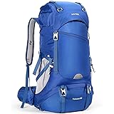 HOMIEE Zaino da Trekking 50L, Zaini da Escursionismo, Zainetto Leggero Zaino Viaggi di Campeggio Montagna con parapioggia, Za