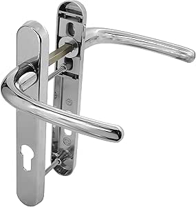 Ultra Upvc Door Handle Sprung 92pz 122mm Screw Centres Double Glazing Pair Set Polished Chrome Amazon Co Uk Diy Tools Ultra Upvc Door Handle Sprung 92pz 122mm Screw Centres Double Glazing Pair Set Polished Chrome Amazon Co Uk Diy Tools