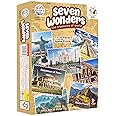 Ratna's 7 Wonders of The World Jigsaw Puzzle | 7 x 35 Pieces Different Jigsaw Puzzles Size 26.3 x 18.8 cm with an Information Guide Inside