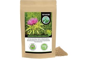 Alpi Nature Mariatistelpulver 500g, Malda Mariatistelfrön, Malda Mjölktistelfrön, Mjölktistelpulver