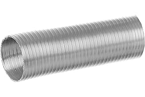 LIRAST Ø 120mm / 1,5m Conduit Flexible Aluminium - Tube Rond - Alu Ventilation Tuyau