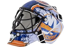 Franklin Sports NHL Team Logo Mini Hockey Goalie Mask with Case - Collectible Goalie Mask with Official NHL Logos and Colors