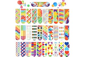 SHOWHEEL 30 Stück Lesezeichen Magnetische Lesezeichen für Kinder und Erwachsene, Magnetic Bookmarks, Magnetic Markings