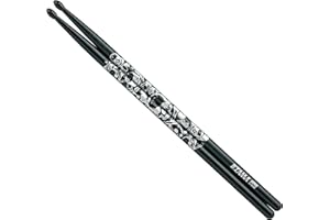Tama 5A Sticks O5A-S-BS "Skull", black, silver print - Pałeczki perkusyjne