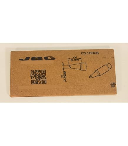 JBC C210016 Punta Di Saldatura A Spitz Per Stazione T210 – Cartuccia Con Riscaldamento Integrato
