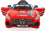 Toy House Futuristic Benzy AMG Rechargeable Battery Operated Plastic Ride-on Car for Kids (2 to 5 Years)