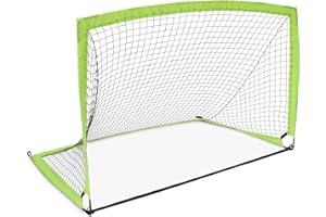 Amazon Basics Portable Pop Up Soccer Goal Net for Backyard Training