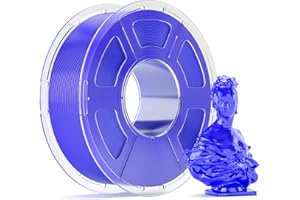 MECPOW Rapido Filamento PETG 1.75 mm, alta velocità fino a 600 mm/s, precisione dimensionale +/- 0,02 mm, 1 kg Filamento per Stampante 3D PETG adatto per la maggior parte delle stampante 3D FDM