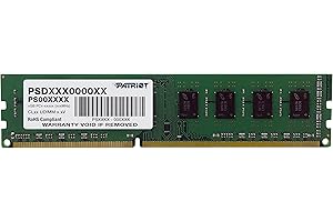 Patriot Memory Série Signature Module de mémoire DDR3 1600 MHz PC3-12800 4Go (1x4Go) C11 - PSD34G16002