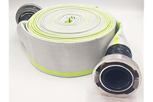 CALEIDO-CONCEPT IDEEN FÜR DEIN LEBEN B-75 | 3 Zoll | 20 Meter Schlauch mit Storz-Kupplungen Bauschlauch Industrieschlauch Flachschlauch Wasserschlauch