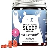 BEARS WITH BENEFITS - Vegane Melatonin Gummies, zuckerfreie Schlaf Gummibärchen für reduzierte Einschlafzeit, Alternative zum