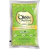Oleev Active, with Goodness of Olive Oil, 1L Pouch