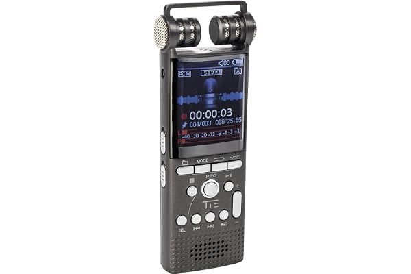 TIE Studio Studio 19-90030 TX26 Enregistreur Audio Mobile Noir