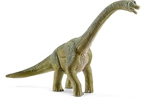 schleich 14581 DINOSAURS – Brachiosaure, figurine dinosaure détaillée et durable, jouet brachiosaure éducatif et amusant pour enfants dès 4 ans, vert