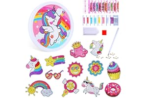 BBLIKE Gem Animal Diamond Painting Kits for Kids, 5D Diamond Art for Kids Make Your Own GEM Keychains, Stocking Filler Arts and Crafts for Kids Ages 6 7 8 9 10 11 12 Years Old