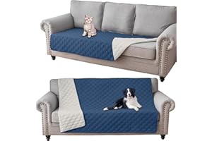 GEBIN Waterproof Sofa Cover, Dog Blanket for Sofa Bed Protection, Waterproof Furniture Protector Couch Cover Anti Scratch Dirty, Non Slip Sofa Covers (Blue,76x178cm)