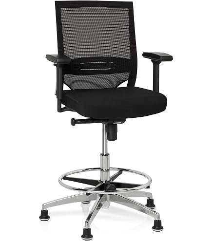 Hjh OFFICE Lot De 5 Roulettes Auto-Freinantes 50 Mm / Tige 11 Mm – Pour Sols Durs, Parquet, Carrelage – Protection Sol Et Stabilité Chaise Bureau