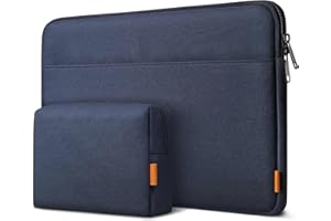 Inateck Housse 13 Pouces Compatible avec 13.6 MacBook Air M3/A3113 M2/A2681, 13 MacBook Air M1/A2337 2025-2018, 13 MacBook Pro M2/A2686 M1/A2338 2022-2016, 12.3Surface Pro 11/10/9/X/8/7/6/5/4/3, Bleue