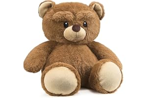 Dreamegg Peluche Riscaldabile al Microonde, Borsa Acqua Calda, Cuscino Riscaldante Microonde, Peluche Termico Per Donne E Bambini, Per Dolori Per La Pancia, La Schiena E La Zona Lombare, 23x23x25 cm