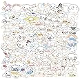 100PCS Cinnamoroll Stickers, Cute Dog Stickers, Vinyl Waterproof Kawaii Decals for Laptop Skateboard Guitar Computer, Kids Teens