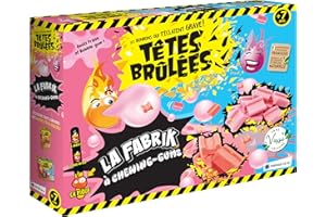 Silverlit - Têtes Brûlées – La Méga Fabrik à Chewing-Gum – Kit de Fabrication Bonbons – 3 Arômes Fruités – Arômes & Colorants 100% Naturels - Activité Créative Enfant dès 7 Ans