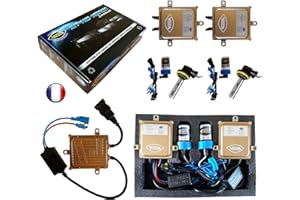 Kit HID Xenon Marca Francaise Vega H11 6000K 55W Slim DSP AC Lampadine a base angolata