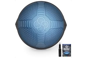BOSU Pro NexGen 65CM Balance Trainer Entrenador de Equilibrio con diseño Texturizado, Unisex, Azul, 65 cm