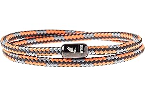 Wind Passion - Bracciale magnetico Paracord per uomo e donna - Corda nautica fatta a mano - Cordino Surfera estiva - Regalo di Natale