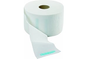 Fripac-Medis - Le Coiffeur - Rouleau de Crêpe Col - Rouleau de 100 Bandes - 5 Rouleaux par Lot